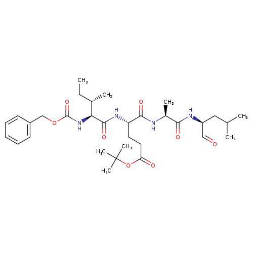 L-Alaninamide, N-[(phenylmethoxy)carbonyl]-L-isoleucyl-L-α-glutamyl-N-[(1S)-1-formyl-3-methylbutyl]-, 1,1-dimethylethyl ester