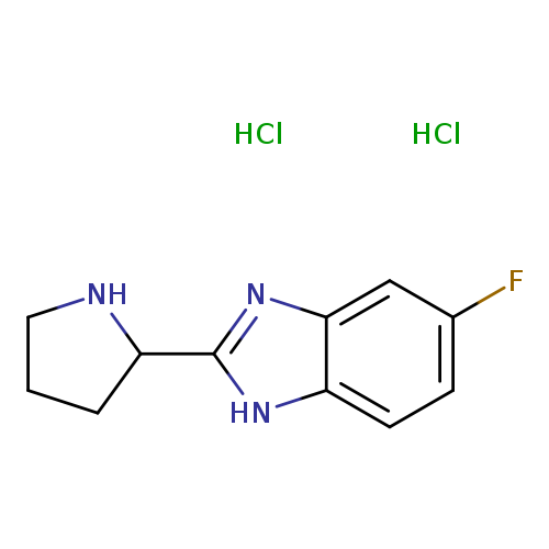 5-Fluoro-2-(2-pyrrolidinyl)-1h-benzimidazole dihydrochloride