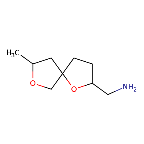 {8-methyl-1,7-dioxaspiro[4.4]nonan-2-yl}methanamine