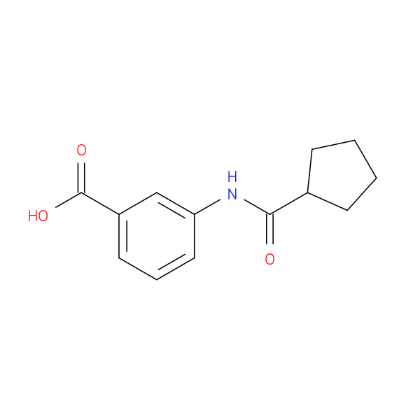 3-[(Cyclopentylcarbonyl)amino]benzoic acid