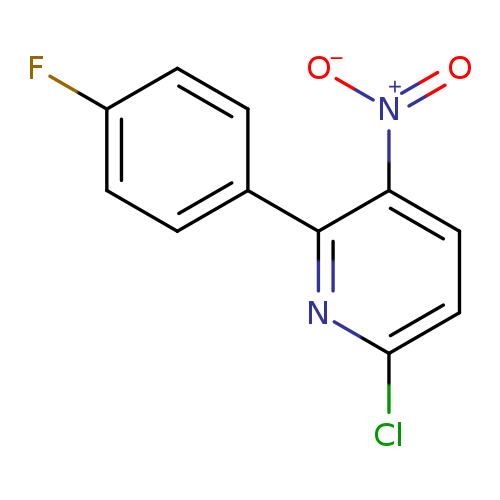 6-chloro-2-(4-fluorophenyl)-3-nitropyridine