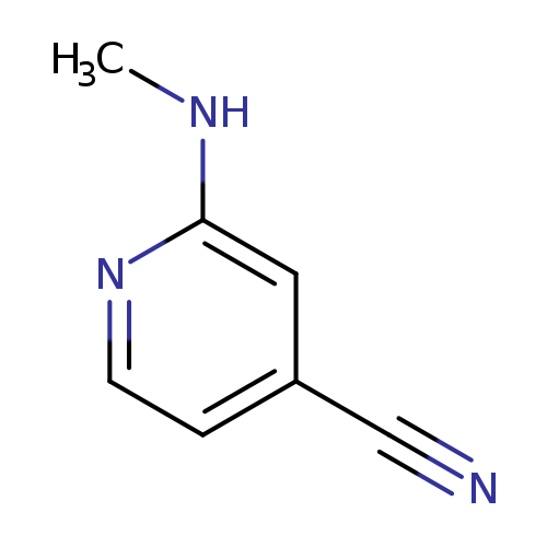 4-Pyridinecarbonitrile， 2-(methylamino)-