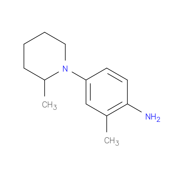 2-methyl-4-(2-methylpiperidin-1-yl)aniline