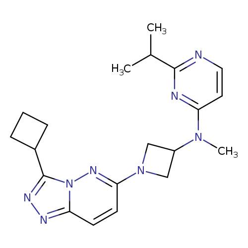 N-(1-{3-cyclobutyl-[1,2,4]triazolo[4,3-b]pyridazin-6-yl}azetidin-3-yl)-N-methyl-2-(propan-2-yl)pyrimidin-4-amine