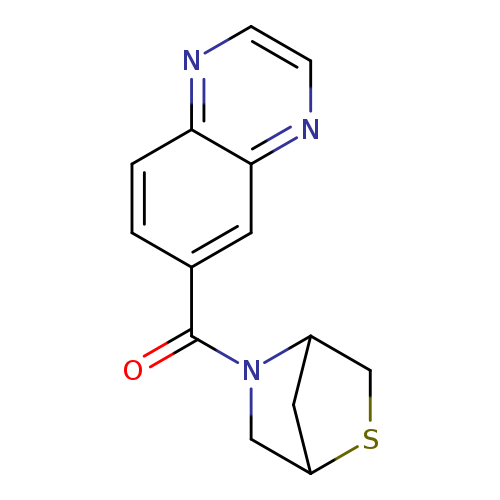 6-{2-thia-5-azabicyclo[2.2.1]heptane-5-carbonyl}quinoxaline