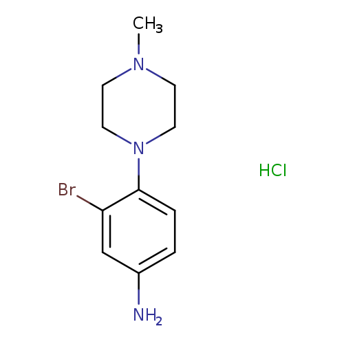 3-bromo-4-(4-methylpiperazin-1-yl)aniline hydrochloride