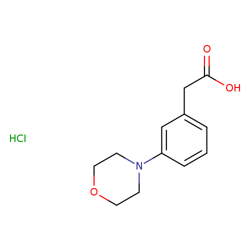 2-[3-(morpholin-4-yl)phenyl]acetic acid hydrochloride