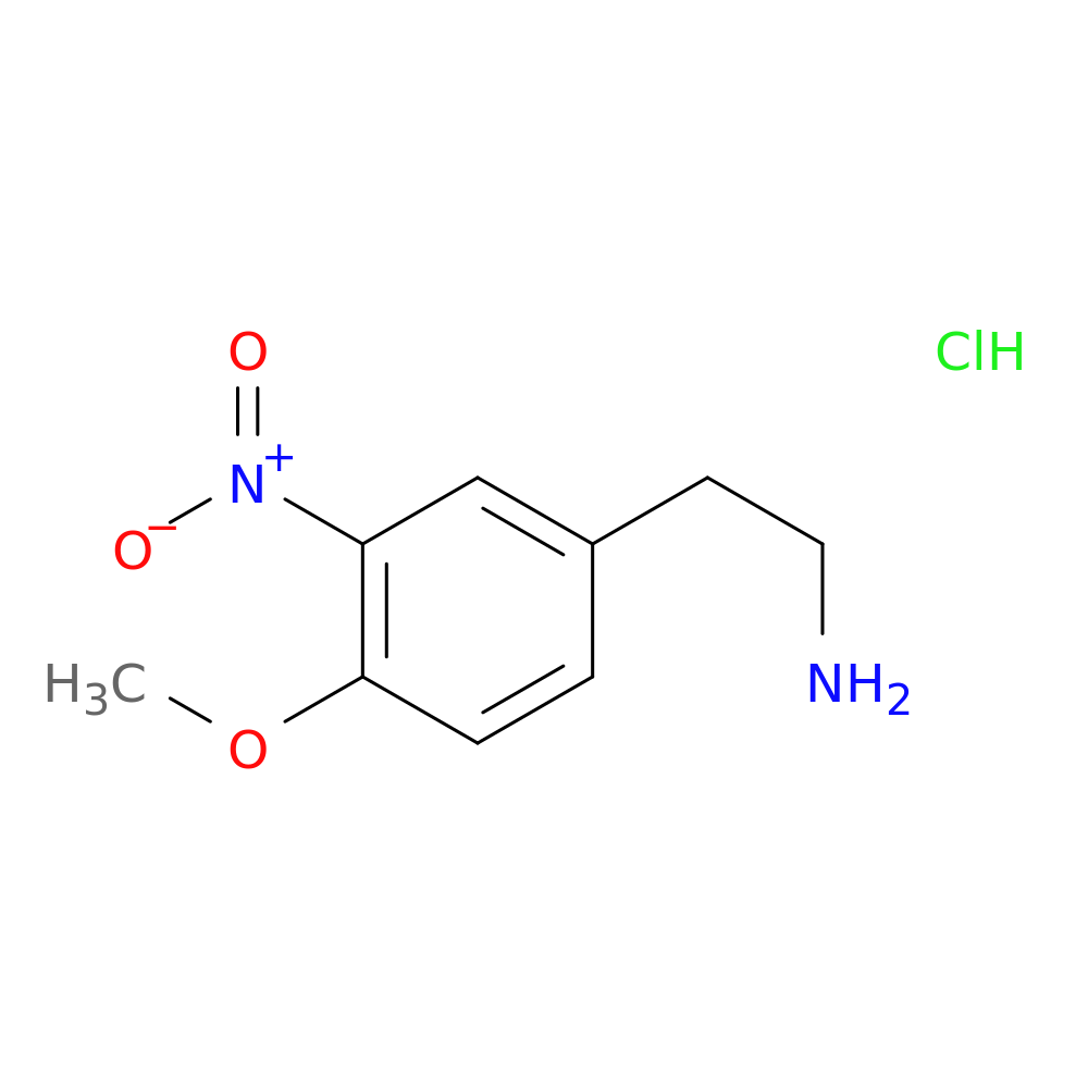 2-(4-methoxy-3-nitrophenyl)ethan-1-amine hydrochloride