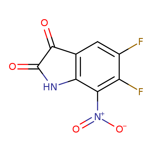 5,6-difluoro-7-nitro-2,3-dihydro-1H-indole-2,3-dione