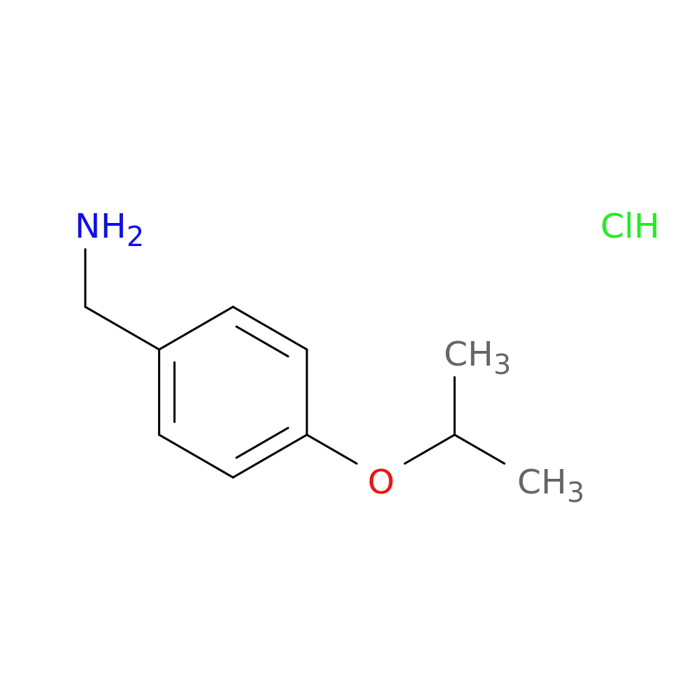 (4-Isopropoxyphenyl)methanamine hydrochloride