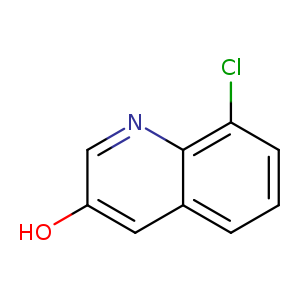 3-Quinolinol, 8-chloro-