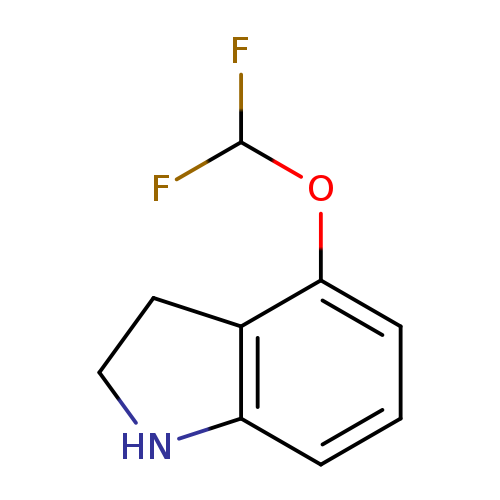 4-(difluoromethoxy)-2,3-dihydro-1H-indole