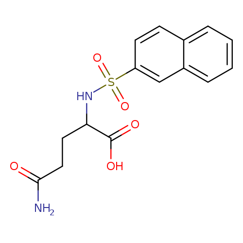 4-carbamoyl-2-(naphthalene-2-sulfonamido)butanoic acid