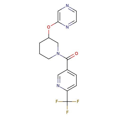2-({1-[6-(trifluoromethyl)pyridine-3-carbonyl]piperidin-3-yl}oxy)pyrazine