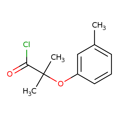 2-Methyl-2-(3-methylphenoxy)propanoyl chloride