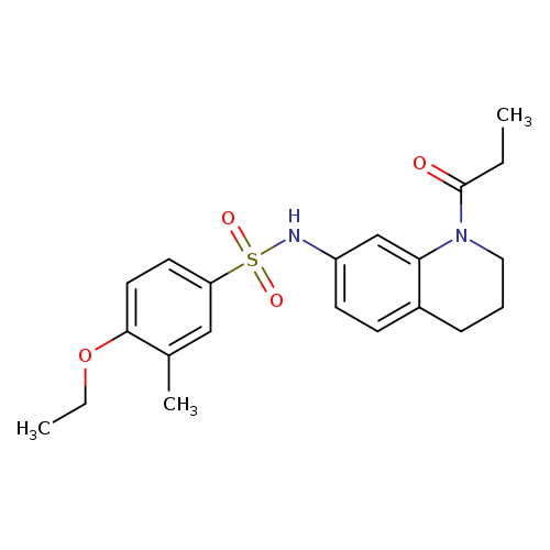 4-ethoxy-3-methyl-N-(1-propanoyl-1,2,3,4-tetrahydroquinolin-7-yl)benzene-1-sulfonamide