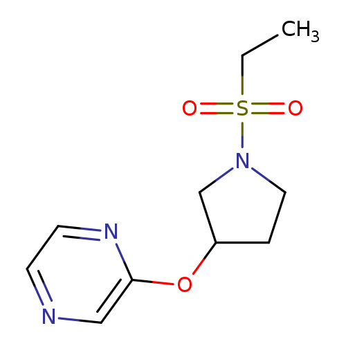 2-{[1-(ethanesulfonyl)pyrrolidin-3-yl]oxy}pyrazine