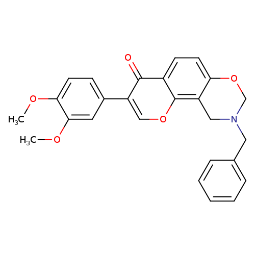 9-benzyl-3-(3,4-dimethoxyphenyl)-4H,8H,9H,10H-chromeno[8,7-e][1,3]oxazin-4-one