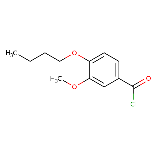 4-Butoxy-3-methoxybenzoyl chloride