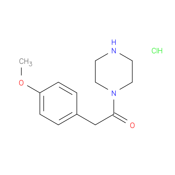 2-(4-methoxyphenyl)-1-(piperazin-1-yl)ethan-1-one hydrochloride