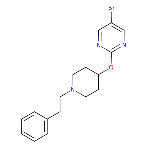 5-bromo-2-{[1-(2-phenylethyl)piperidin-4-yl]oxy}pyrimidine