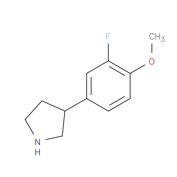 3-(3-fluoro-4-methoxyphenyl)pyrrolidine