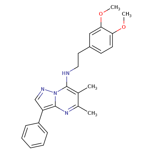N-[2-(3,4-dimethoxyphenyl)ethyl]-5,6-dimethyl-3-phenylpyrazolo[1,5-a]pyrimidin-7-amine