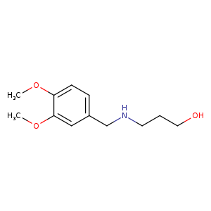 3-((3,4-Dimethoxybenzyl)amino)propan-1-ol