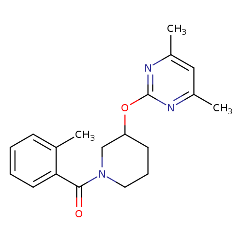 4,6-dimethyl-2-{[1-(2-methylbenzoyl)piperidin-3-yl]oxy}pyrimidine