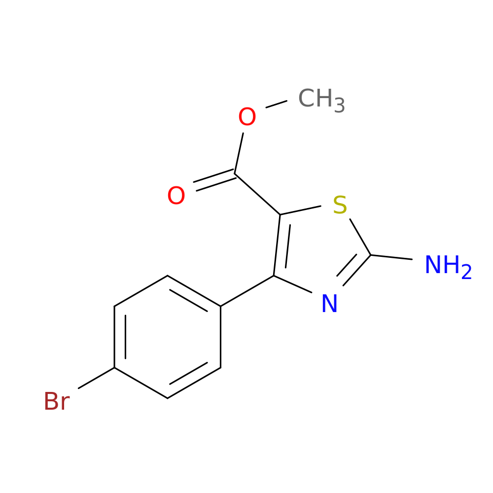 Methyl 2-amino-4-(4-bromophenyl)-1,3-thiazole-5-carboxylate