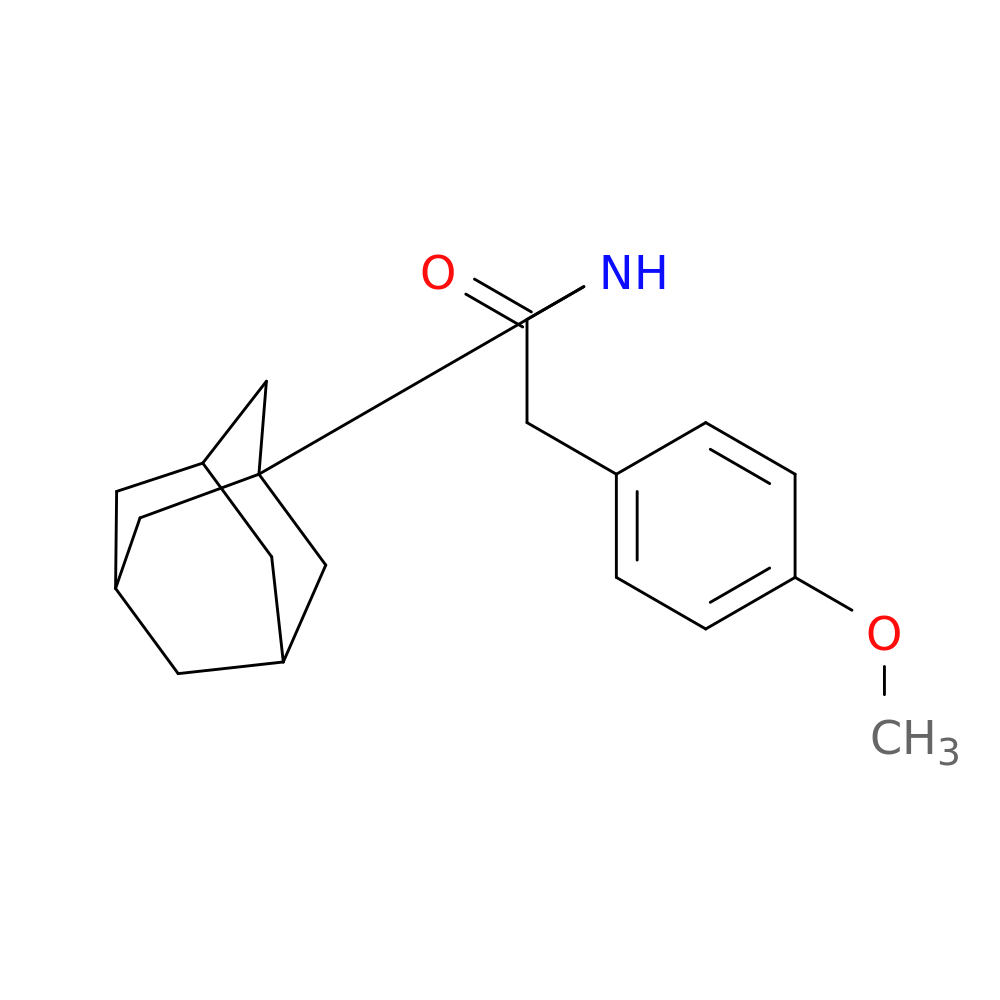 N-(1-adamantyl)-2-(4-methoxyphenyl)acetamide