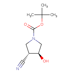 trans-1-Boc-3-cyano-4-hydroxypyrrolidine