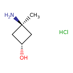 Cyclobutanol, 3-amino-3-methyl-, hydrochloride (1:1), trans-
