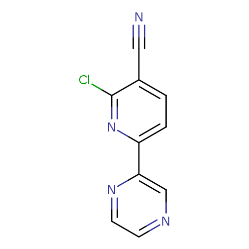 2-Chloro-6-(pyrazin-2-yl)nicotinonitrile