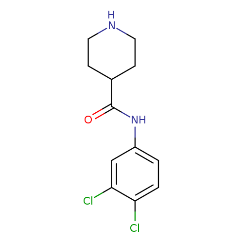 N-(3,4-dichlorophenyl)piperidine-4-carboxamide