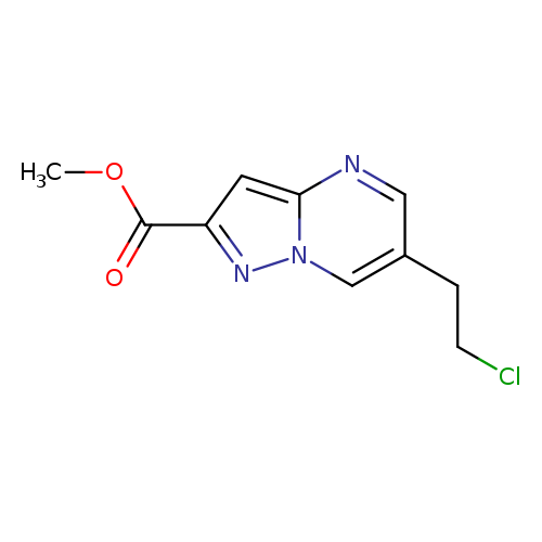 Methyl 6-(2-chloroethyl)pyrazolo[1,5-a]pyrimidine-2-carboxylate