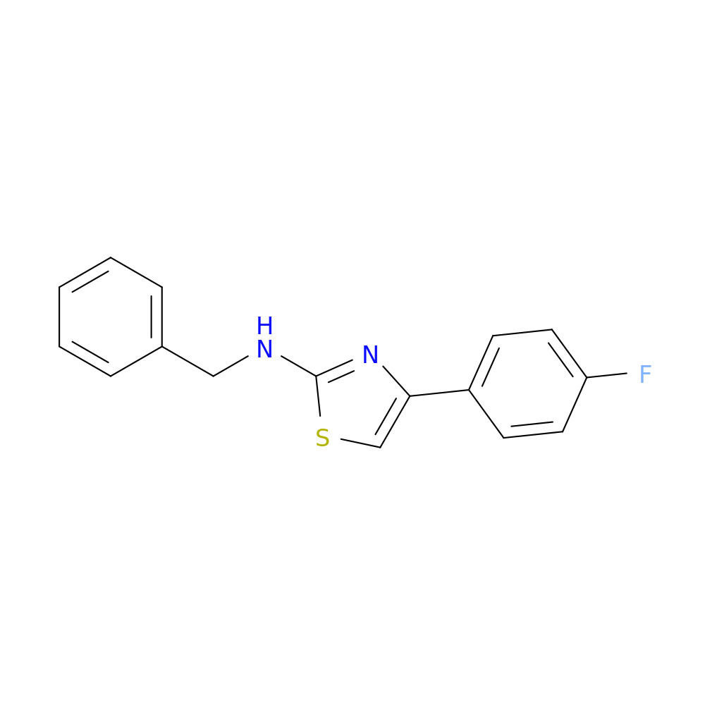 N-benzyl-4-(4-fluorophenyl)-1,3-thiazol-2-amine