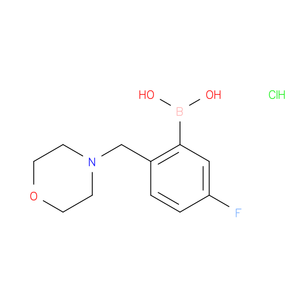 5-Fluoro-2-(morpholinomethyl)phenylboronic acid, HCl