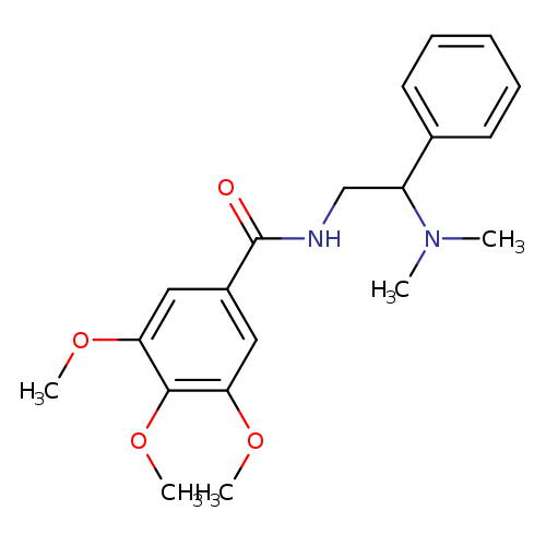 N-[2-(dimethylamino)-2-phenylethyl]-3,4,5-trimethoxybenzamide