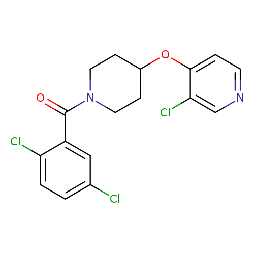 3-chloro-4-{[1-(2,5-dichlorobenzoyl)piperidin-4-yl]oxy}pyridine