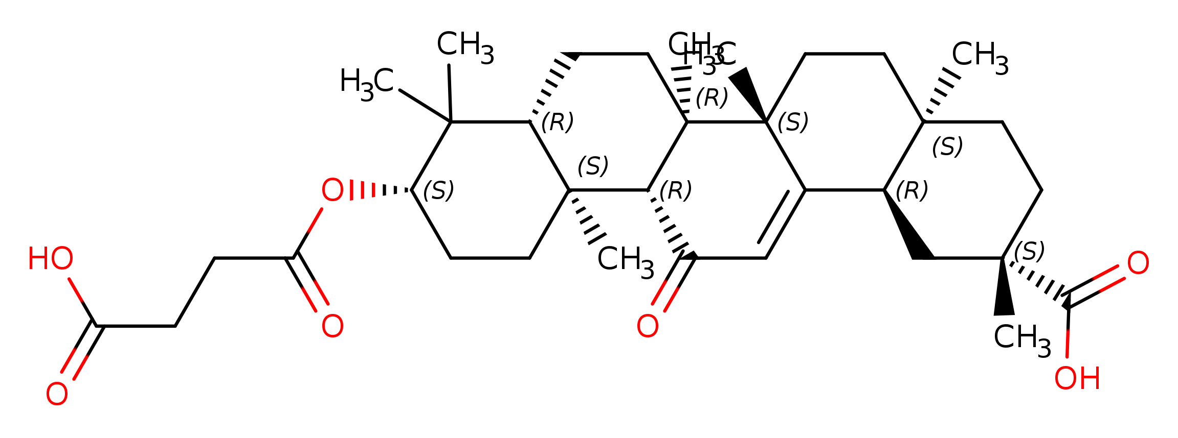(2S,4aS,6aS,6bR,8aR,10S,12aS,12bR,14bR)-10-((3-Carboxypropanoyl)oxy)-2,4a,6a,6b,9,9,12a-heptamethyl-13-oxo-1,2,3,4,4a,5,6,6a,6b,7,8,8a,9,10,11,12,12a,12b,13,14b-icosahydropicene-2-carboxylic acid