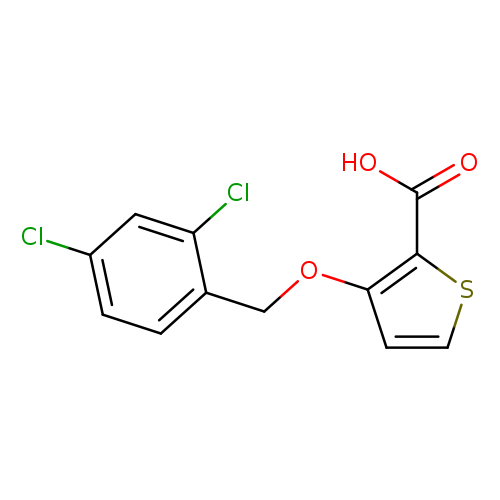 3-((2,4-Dichlorobenzyl)oxy)thiophene-2-carboxylic acid