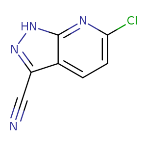 6-Chloro-1H-pyrazolo[3,4-b]pyridine-3-carbonitrile