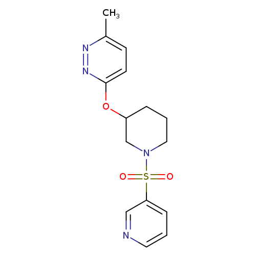 3-methyl-6-{[1-(pyridine-3-sulfonyl)piperidin-3-yl]oxy}pyridazine