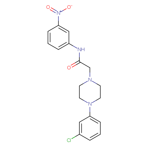2-[4-(3-chlorophenyl)piperazin-1-yl]-N-(3-nitrophenyl)acetamide