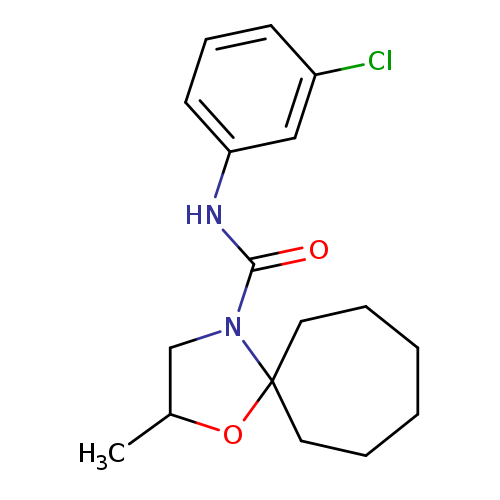 N-(3-chlorophenyl)-2-methyl-1-oxa-4-azaspiro[4.6]undecane-4-carboxamide