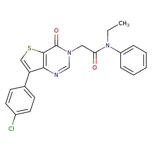 2-[7-(4-chlorophenyl)-4-oxo-3H,4H-thieno[3,2-d]pyrimidin-3-yl]-N-ethyl-N-phenylacetamide