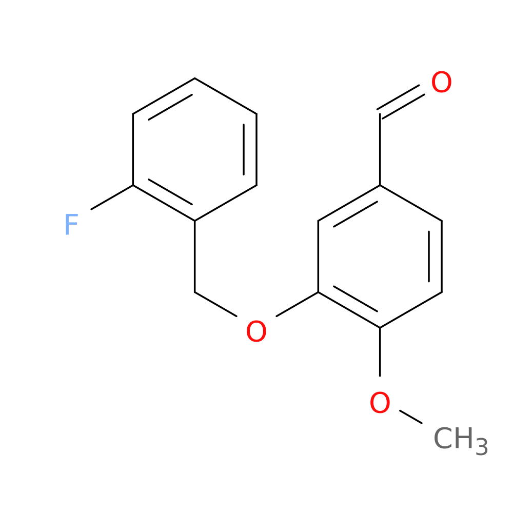 3-[(2-fluorobenzyl)oxy]-4-methoxybenzaldehyde