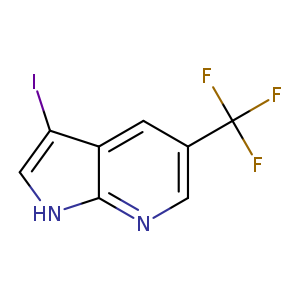 1H-Pyrrolo[2,3-b]pyridine, 3-iodo-5-(trifluoromethyl)-