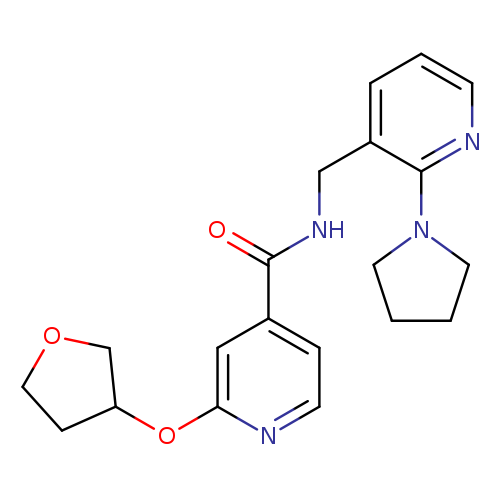 2-(oxolan-3-yloxy)-N-{[2-(pyrrolidin-1-yl)pyridin-3-yl]methyl}pyridine-4-carboxamide